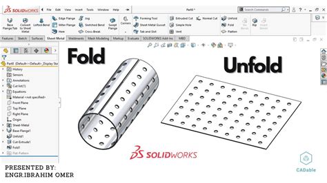 solidworks sheet metal unfold|auto relief solidworks sheet metal.